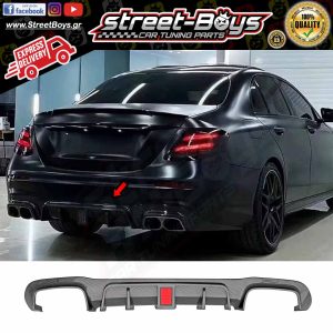 SPOILER [BRABUS TYPE] ΔΙΑΧΥΤΗΣ ΠΙΣΩ ΠΡΟΦΥΛΑΚΤΗΡΑ CARBON LOOK MERCEDES BENZ W213 AMG