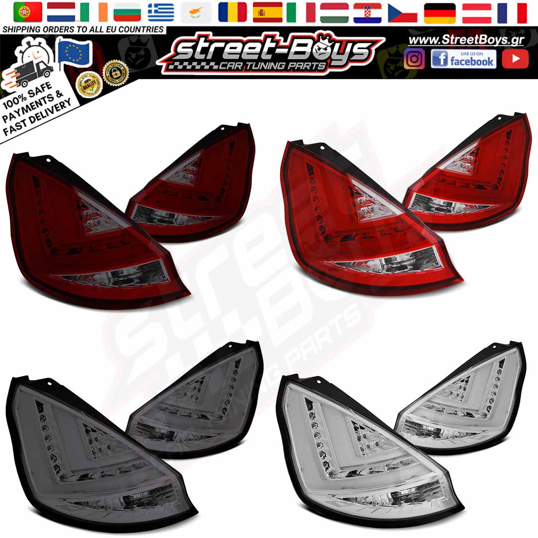 ΠΙΣΩ ΦΑΝΑΡΙΑ LED FORD FIESTA MK6 FACELIFT (2012-2016) - Image 6