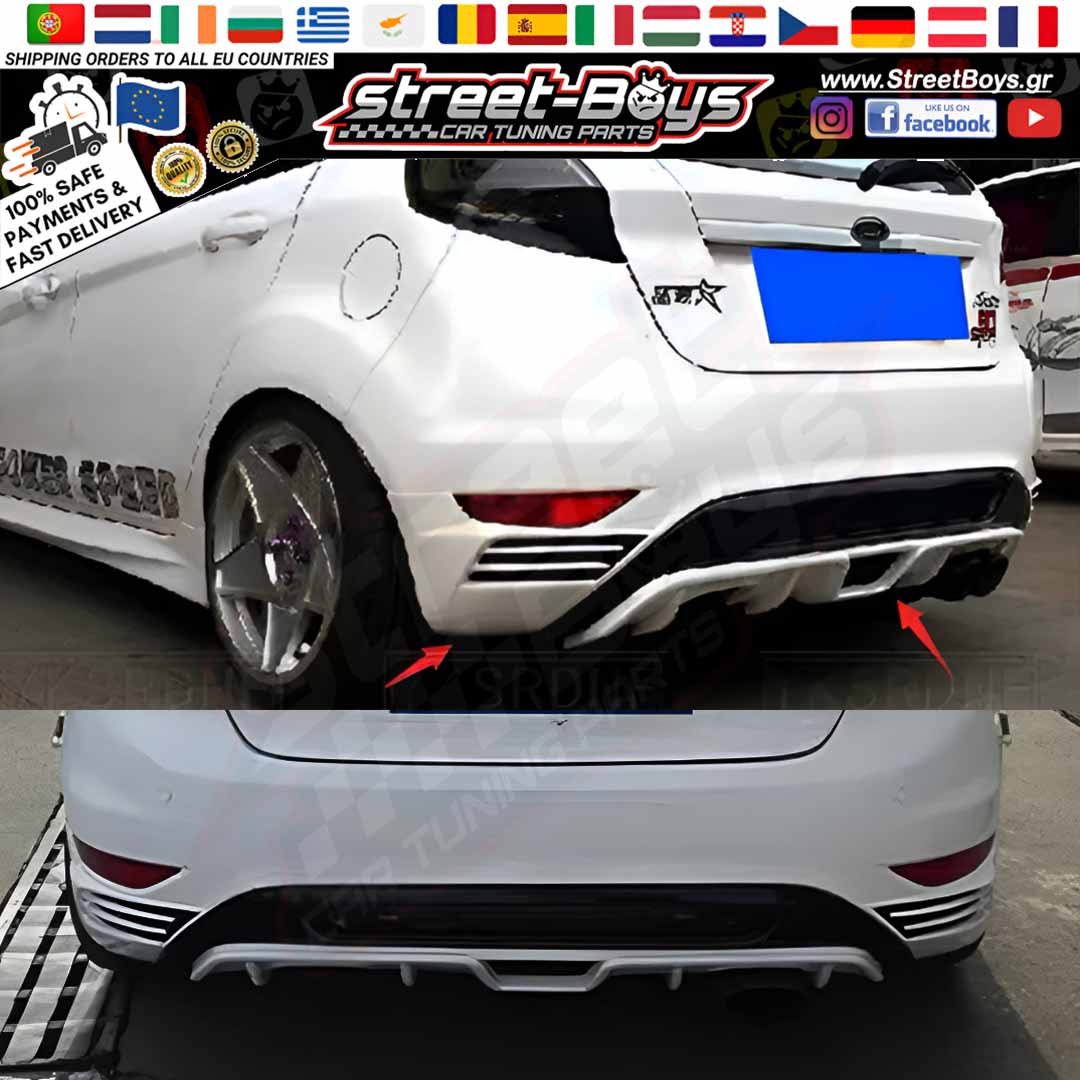 SPOILER ΔΙΑΧΥΤΗΣ ΠΙΣΩ ΠΡΟΦΥΛΑΚΤΗΡΑ FORD FIESTA MK6 (2008-2012) - Image 3