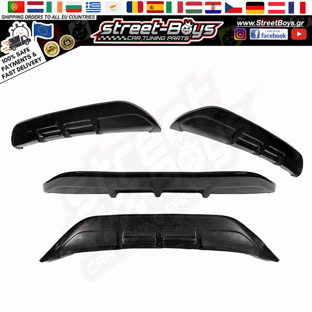 SPOILER ΔΙΑΧΥΤΗΣ ΠΙΣΩ ΠΡΟΦΥΛΑΚΤΗΡΑ FORD FIESTA MK6 (2008-2017) - Image 3