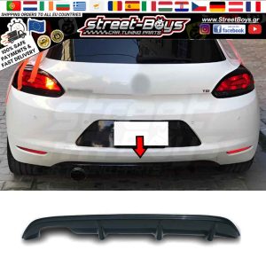 SPOILER ΔΙΑΧΥΤΗΣ ΠΙΣΩ ΠΡΟΦΥΛΑΚΤΗΡΑ VW SCIROCCO (2008-2014)