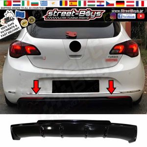 SPOILER ΠΙΣΩ ΠΡΟΦΥΛΑΚΤΗΡΑ OPEL ASTRA J FACELIFT (2012-2015)