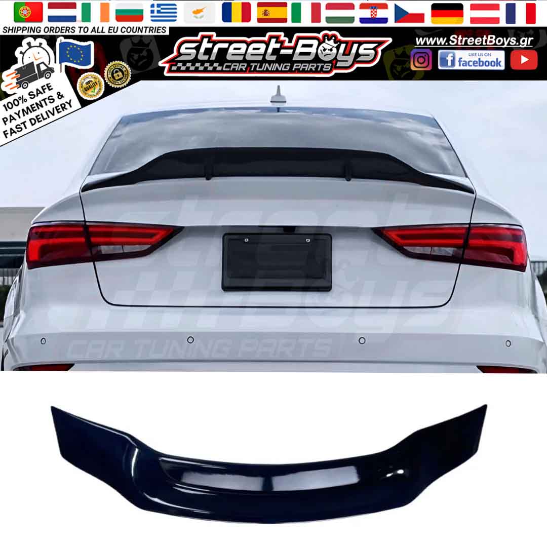 ΑΕΡΟΤΟΜΗ SPOILER ΠΟΡΤ ΜΠΑΓΚΑΖ AUDI A3 8V SEDAN (2013-2020)