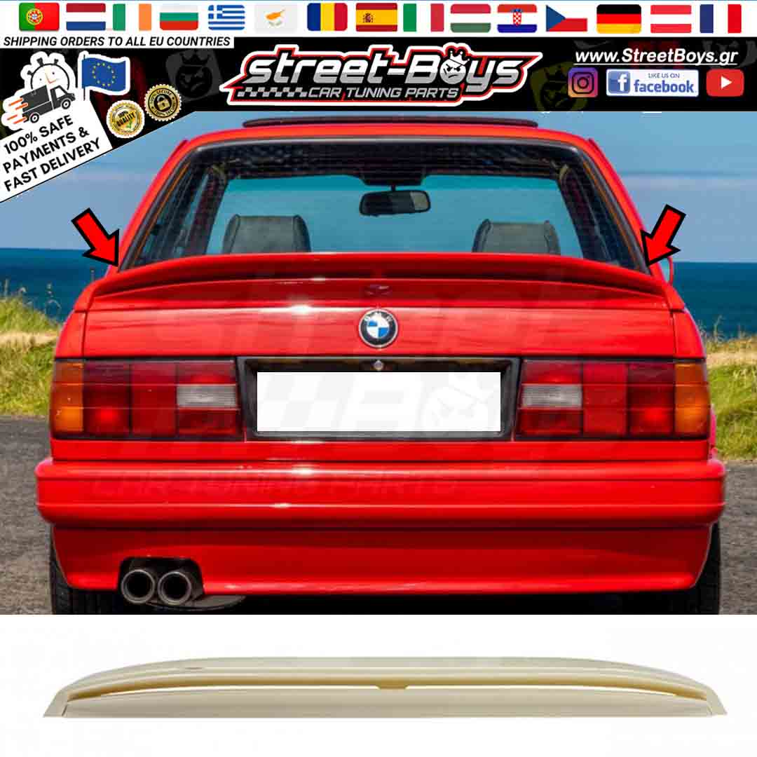 ΑΕΡΟΤΟΜΗ [M-TECH 2 TYPE] SPOILER BMW E30 - STREET BOYS - CAR TUNING SHOP