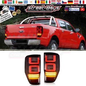 ΠΙΣΩ ΦΑΝΑΡΙΑ DYNAMIC LED FORD RANGER T6 T7 WILDTRACK (2012-2022)