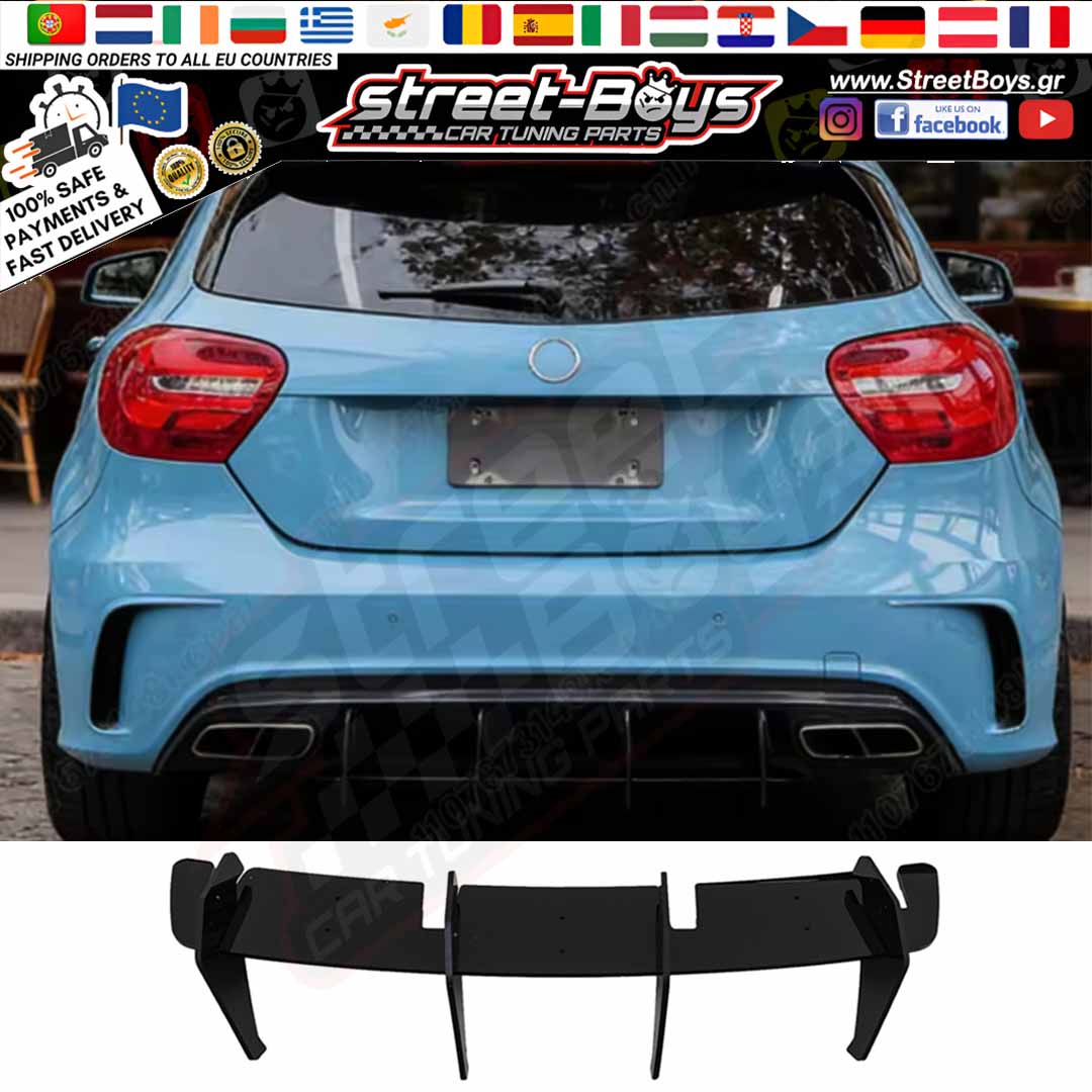 SPOILER EXTENSION ΔΙΑΧΥΤΗΣ ΠΙΣΩ ΠΡΟΦΥΛΑΚΤΗΡΑ MERCEDES BENZ W176 A45 - Image 3