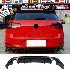 SPOILER ΔΙΑΧΥΤΗΣ ΠΙΣΩ ΠΡΟΦΥΛΑΚΤΗΡΑ VW GOLF 7.5 FACELIFT (2017-2020)