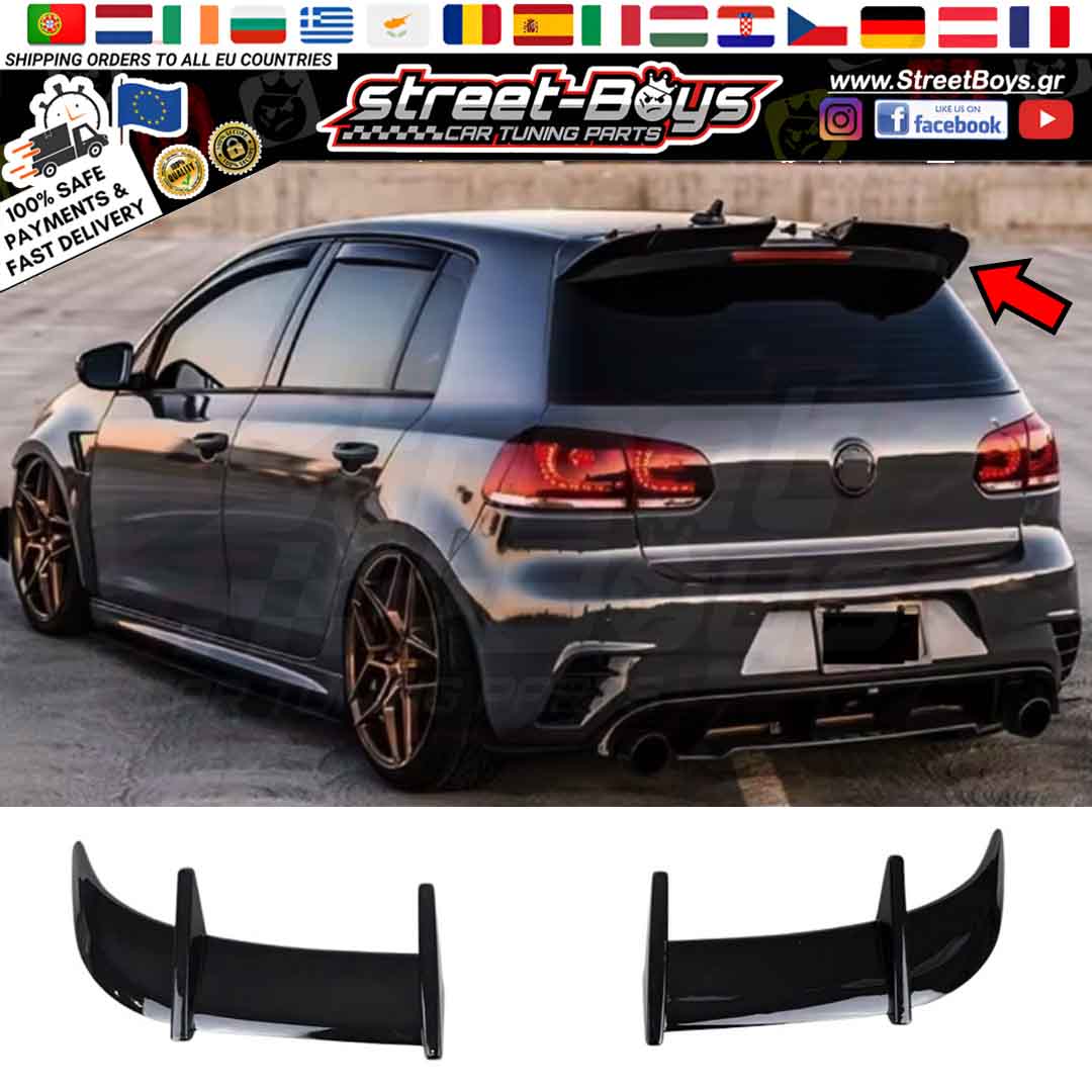 ΑΕΡΟΤΟΜΗ SPOILER EXTENSIONS VW GOLF 6
