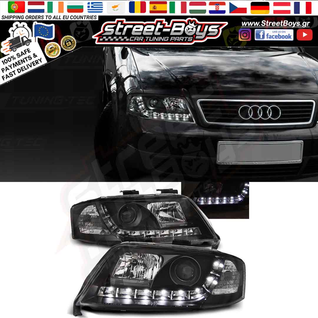 ΜΠΡΟΣΤΑ ΦΑΝΑΡΙΑ DAYLIGHT AUDI A6 C5 (1997-2001)