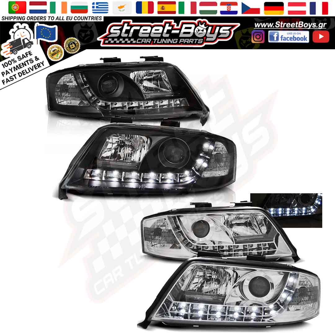 ΜΠΡΟΣΤΑ ΦΑΝΑΡΙΑ DAYLIGHT AUDI A6 C5 (1997-2001) - Image 3