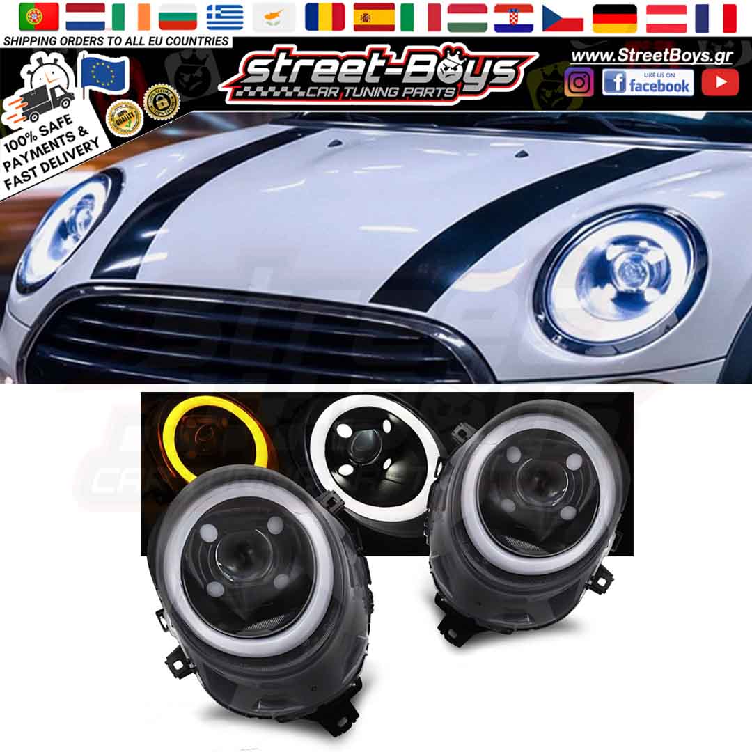 ΜΠΡΟΣΤΑ ΦΑΝΑΡΙΑ DRL MINI COOPER F55 F56 F57 (2014-2017)