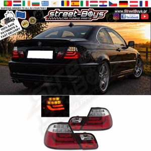 ΠΙΣΩ ΦΑΝΑΡΙΑ LED BAR BMW E46 COUPE