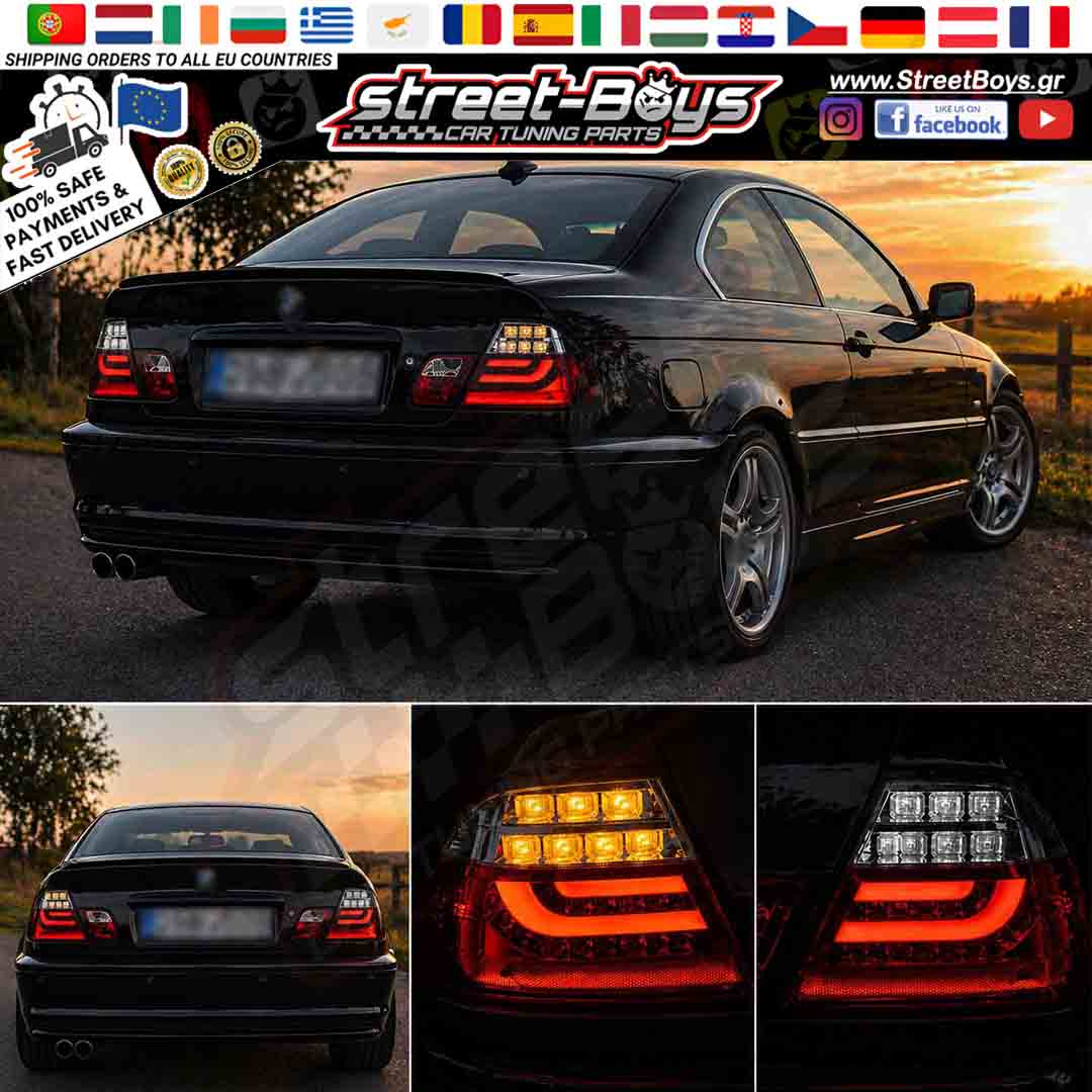 ΠΙΣΩ ΦΑΝΑΡΙΑ LED BAR BMW E46 COUPE - Image 2