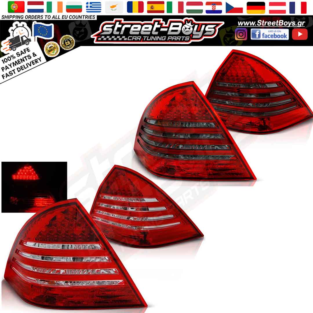 ΠΙΣΩ ΦΑΝΑΡΙΑ LED MERCEDES BENZ W203 (2000-2004) - Image 4
