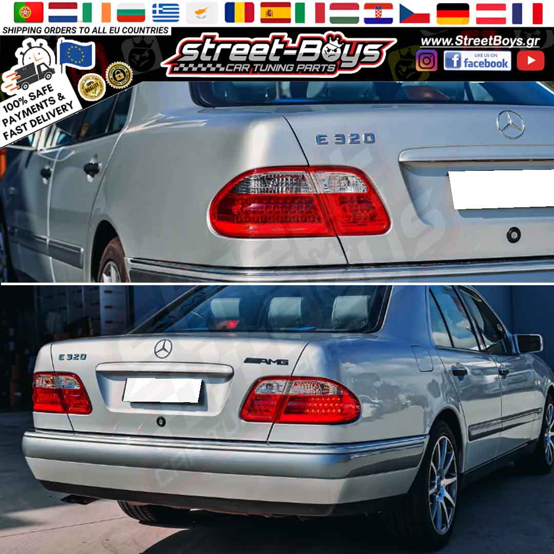 ΠΙΣΩ ΦΑΝΑΡΙΑ LED MERCEDES BENZ W210 (1995-2002) - Image 2