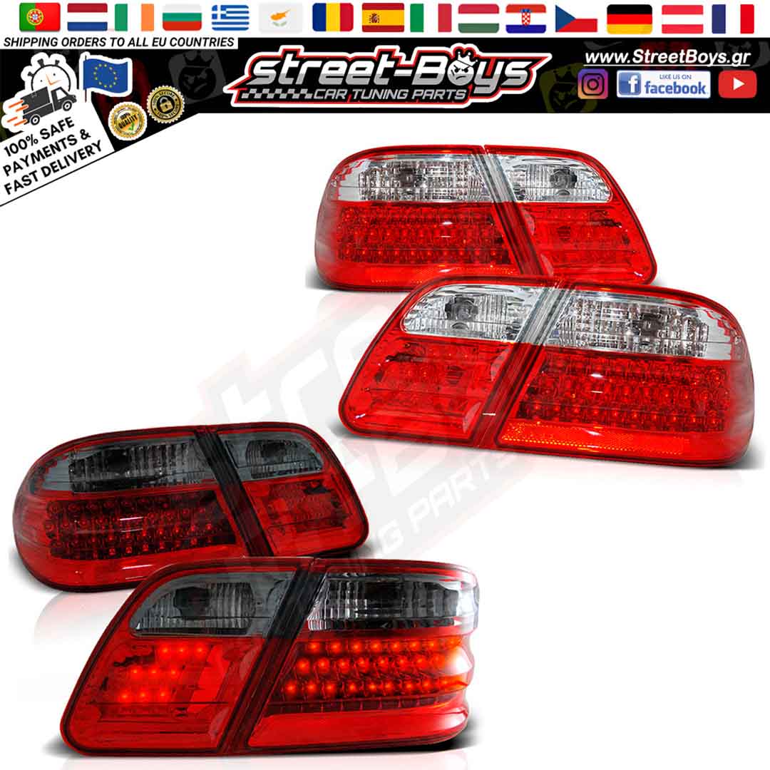 ΠΙΣΩ ΦΑΝΑΡΙΑ LED MERCEDES BENZ W210 (1995-2002) - Image 4
