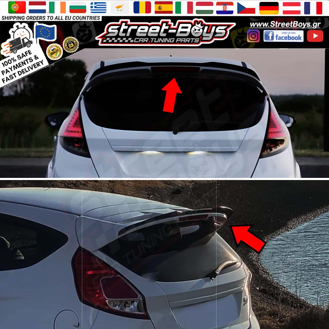 ΑΕΡΟΤΟΜΗ SPOILER EXTENSION FORD FIESTA MK6 ST (2008-2016) - Image 2