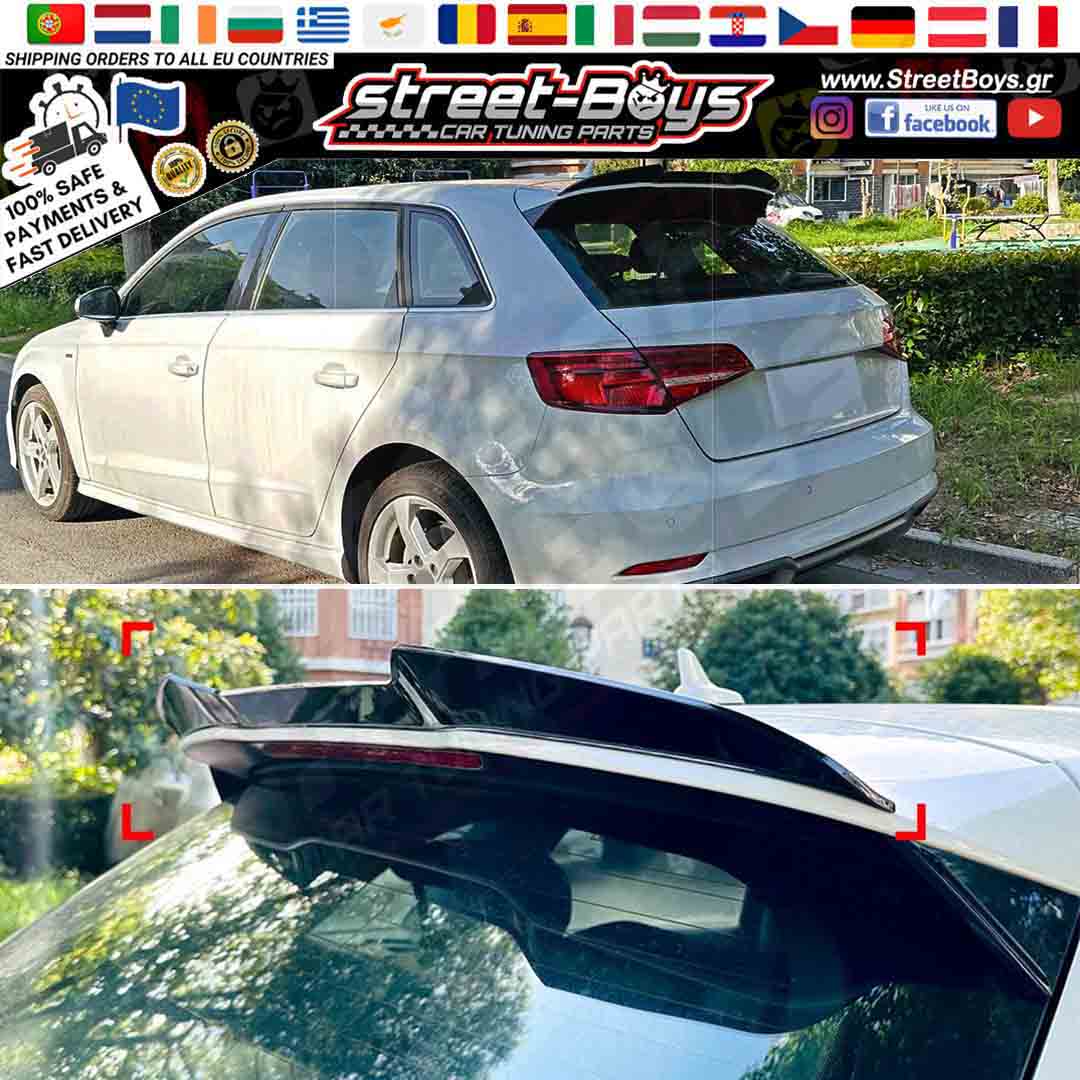 ΑΕΡΟΤΟΜΗ SPOILER EXTENSION AUDI A3 8V S-LINE (2013-2020) - Image 2