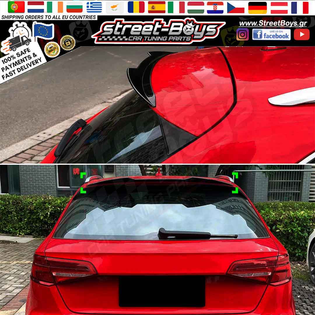 ΑΕΡΟΤΟΜΗ SPOILER EXTENSION AUDI A3 8V HATCHBACK SPORTBACK STANDARD (2013-2020) - Image 2