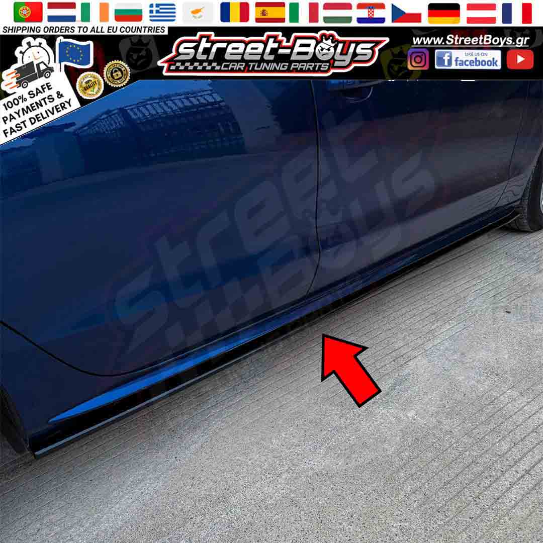 ΜΑΡΣΠΙΕ SET ΠΛΑΪΝΑ SPOILER EXTENSION AUDI A5 8T SPORTBACK (2007-2016) - Image 3