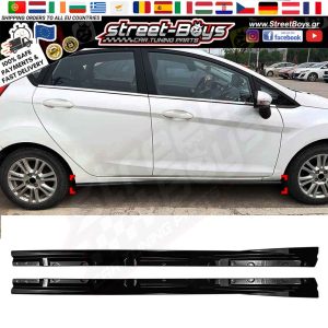 ΜΑΡΣΠΙΕ SET ΠΛΑΪΝΑ SPOILER EXTENSION FORD FIESTA MK6 (2008-2016)